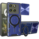 Husa pentru Motorola Edge 70, Techsuit CamGuard Pro, albastru