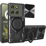 Husa pentru Motorola Edge 70, Techsuit CamGuard Pro, albastru