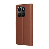 Husa pentru Honor 400 Smart 5G, Techsuit Leather Folio, maro