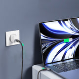 Cablu Lito de date (LD25CC), Type-C to Type-C, Incarcare rapida, Braided Nylon, 100W, 480Mbps, 2m, negru
