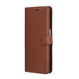 Husa pentru Honor X5c Plus, Techsuit Leather Folio, maro