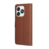 Husa pentru Honor X5c Plus, Techsuit Leather Folio, maro