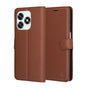 Husa pentru Honor X5c Plus, Techsuit Leather Folio, maro