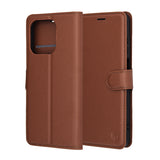 Husa pentru Honor X5c Plus, Techsuit Leather Folio, maro