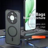 Husa pentru Honor Magic8 Lite, Techsuit PureFrost MagSafe, negru frost