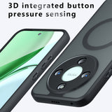Husa pentru Honor Magic8 Lite, Techsuit PureFrost MagSafe, negru frost