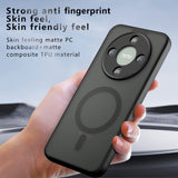 Husa pentru Honor Magic8 Lite, Techsuit PureFrost MagSafe, negru frost