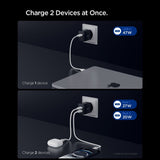 Incarcator retea Spigen Essential EE472EU (ACH09457), 2x Type-C, Incarcare rapida, Quantum Boost, 47W, negru