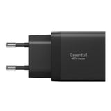 Incarcator retea Spigen Essential EE472EU (ACH09457), 2x Type-C, Incarcare rapida, Quantum Boost, 47W, negru