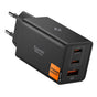 Incarcator retea Spigen Essential EE673EU (ACH09458), USB, 2x Type-C, Incarcare rapida, Quantum Boost, 67W, negru