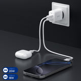 Incarcator retea Spigen Essential EE202EU (ACH08704), USB, Type-C, Incarcare rapida, Quantum Boost, 20W, alb
