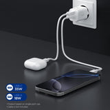 Incarcator retea Spigen Essential EE352EU (ACH09462), USB, Type-C, Incarcare rapida, Quantum Boost, 35W, alb