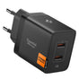 Incarcator retea Spigen Essential EE472EU (ACH09457), 2x Type-C, Incarcare rapida, Quantum Boost, 47W, negru