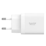 Incarcator retea Spigen Essential EE472EU (ACH08707), 2x Type-C, Incarcare rapida, Quantum Boost, 47W, alb