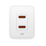 Incarcator retea Spigen Essential EE472EU (ACH08707), 2x Type-C, Incarcare rapida, Quantum Boost, 47W, alb