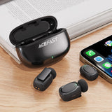 Microfon Acefast Microfoane lavaliera wireless (R2), Type-C, 360°, Reducere zgomot, Dual-mic Rec, 300mAh, Ultra-low Latency, negru