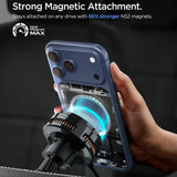 Suport auto Spigen cu Wireless Charging Essential EV25MFAQ (ACP10511), negru