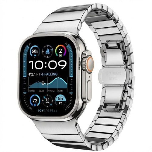 Curea pentru Apple Watch 6 44mm, Techsuit Watchband (W012), argintiu