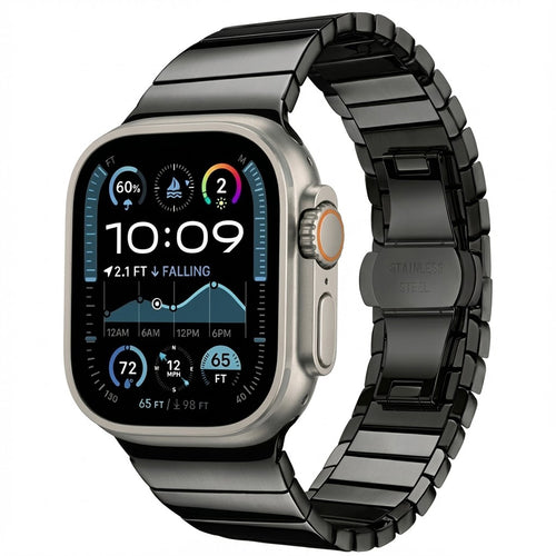 Curea pentru Apple Watch 6 44mm, Techsuit Watchband (W012), negru