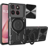 Husa pentru Motorola Moto G57 Power, Techsuit CamGuard Pro, negru