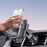 Suport auto Yesido Suport auto (C242), pentru Grila ventilatie, cu Auto Extending Clip by Switch Button, Telescopic Brat, negru