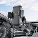 Suport auto Yesido Suport auto (C242), pentru Grila ventilatie, cu Auto Extending Clip by Switch Button, Telescopic Brat, negru