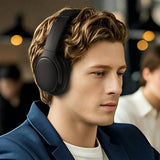 Casti wireless Acefast Wireless Headset (H10), Bluetooth 5.4, Gaming/Bass Boost Mode, Hi-Fi Drivers, 500mAh, 60hrs Playback, negru