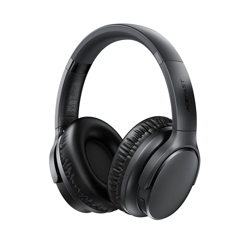 Casti wireless Acefast Wireless Headset (H10), Bluetooth 5.4, Gaming/Bass Boost Mode, Hi-Fi Drivers, 500mAh, 60hrs Playback, negru