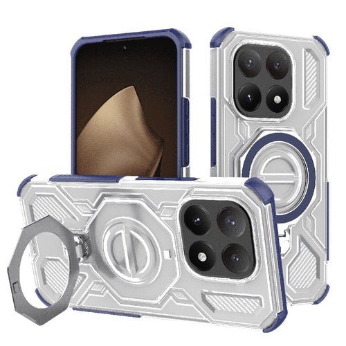 Husa pentru Xiaomi 15T, Techsuit Carbon Shield PRO, albastru