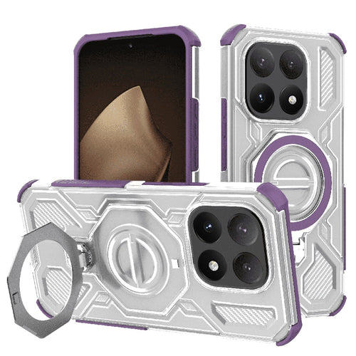 Husa pentru Xiaomi 15T, Techsuit Carbon Shield PRO, mov