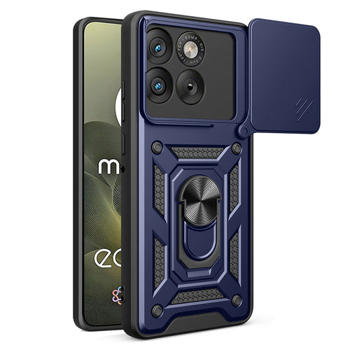 Husa pentru Motorola Edge 70, Techsuit CamShield Series, albastru