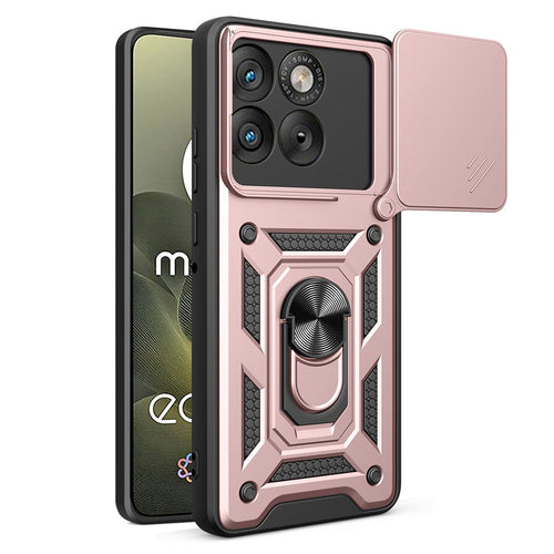 Husa pentru Motorola Edge 70, Techsuit CamShield Series, roz