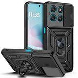 Husa pentru Motorola Moto G57 Power, Techsuit CamShield Series, albastru