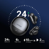 Casti wireless UGREEN HiTune S5 True WS210 (45761), Smart Call Reducere zgomot, True Wireless, IPX5, Low Latency, alb