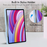 Husa tableta pentru Xiaomi Redmi Pad 2 Pro, Techsuit Flex Trifold (cu Pencil Holder), gri