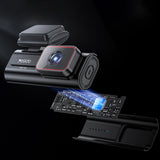 Yesido Dash Camera (KM21), Full HD 1080p, 145° Angle Range, 1.47 IPS integrat Screen, Negru
