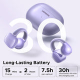 Casti wireless UGREEN HiTune S3 True WS209 (55430), ANC Microfon, IPX5 Rezistent la apa, Inteligent Control tactil, mov