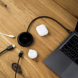 Card Reader, Fixed Maghub 7in1 Fixhu M Bk USB-C To 2x USB-C USB-A Hdmi Micro Sd Sd Wireless MagSafe Pd100W 4k 5 Koff A3d2de, negru