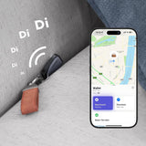Dispozitiv anti-pierdere UGREEN Smart Tracker CM816 (45297), Compatible cu Apple Find My (iOS Only), Bluetooth 5.0, 225mAh, gri