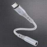 Adaptor Techsuit Premium Adaptor Cablu Soundflex (AC1), Type-C to 3.5mm Jack, Hi-Fi Quality, DAC Chip, Silica Gel