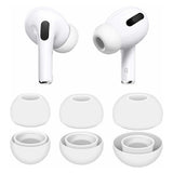 Husa casti pentru AirPods Pro 3, Techsuit Pack Replacement Ear Tips Airvibe Et2 Premium Silicone Xs S L Sizes, alb