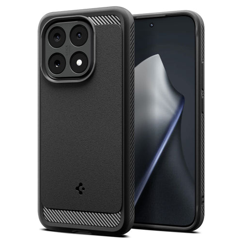 Husa pentru Xiaomi 15T, Spigen Rugged Armor (ACS10459), negru