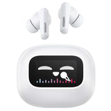 Casti wireless UGREEN HiTune T6 Magic WS211 (55137), LCD Color Screen, Bluetooth 5.4, ANC, Gaming Mode, 500mAh, alb