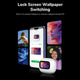 Casti wireless UGREEN HiTune T6 Magic WS211 (55137), LCD Color Screen, Bluetooth 5.4, ANC, Gaming Mode, 500mAh, alb
