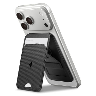 Portofel Spigen Card Holder MagSafe Slim Fold Tripod S314-3 (AFA10751), negru