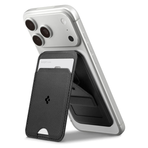 Portofel Spigen Card Holder MagSafe Slim Fold Tripod S314-3 (AFA10751), negru