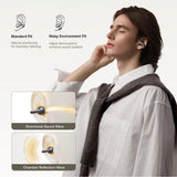 Casti wireless Baseus Bowie MC1 Pro (A0102503), Bluetooth 6.0, Hi-Res, TWS, Multipoint, Open-ear Clip-On, negru