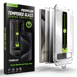 Folie de protectie pentru Samsung Galaxy S24 Ultra, Techsuit [Fingerprint Unlock Compatible] TitanGlass CrystalHD (2 pack)