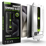 Folie de protectie pentru Samsung Galaxy S24 Ultra, Techsuit [Fingerprint Unlock Compatible] TitanGlass CrystalHD
