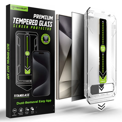 Folie de protectie pentru Samsung Galaxy S24 Ultra, Techsuit [Fingerprint Unlock Compatible] TitanGlass CrystalHD